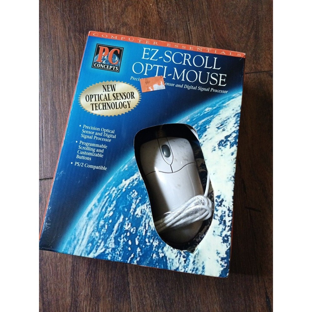 Vintage PC Concepts EZ Scroll Opti-Mouse (2001)